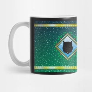 The Wolves Are Running Wildwood Green Fresco Mug